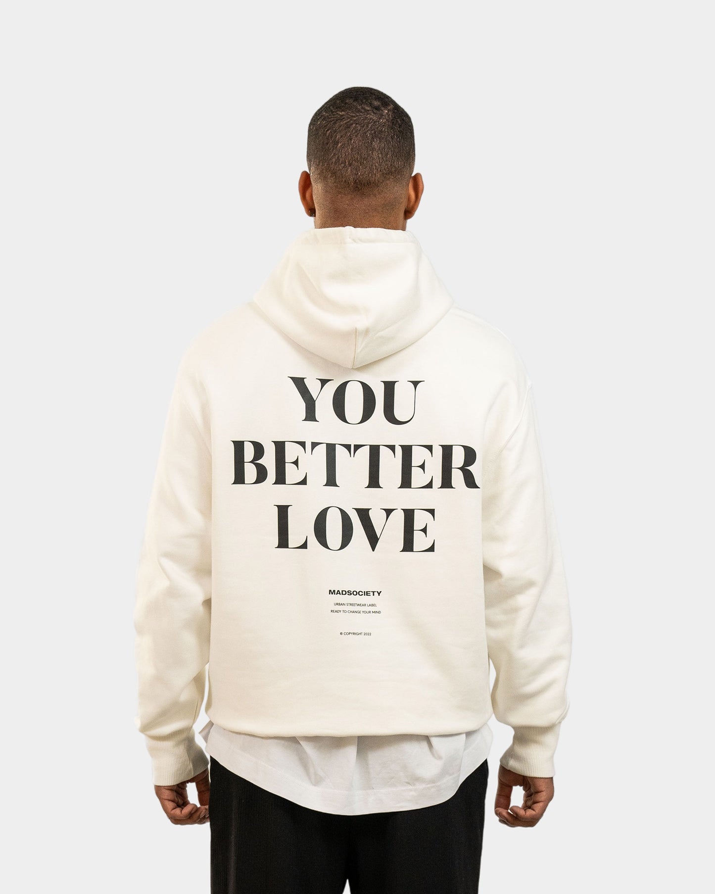 "YOU BETTER LOVE" HOODIE Off-White